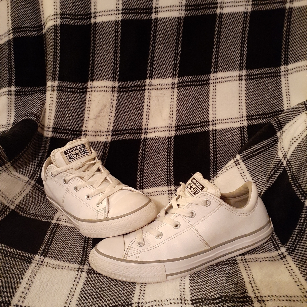 Leather Converse shoes